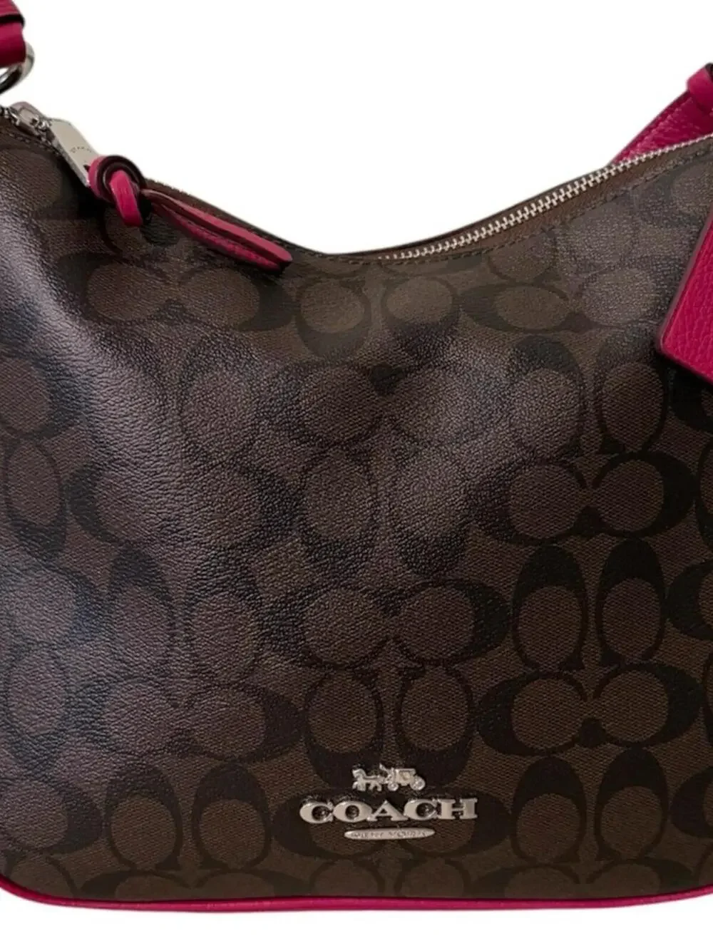 Coach Ellie File Crossbody Signature Canvas NWT